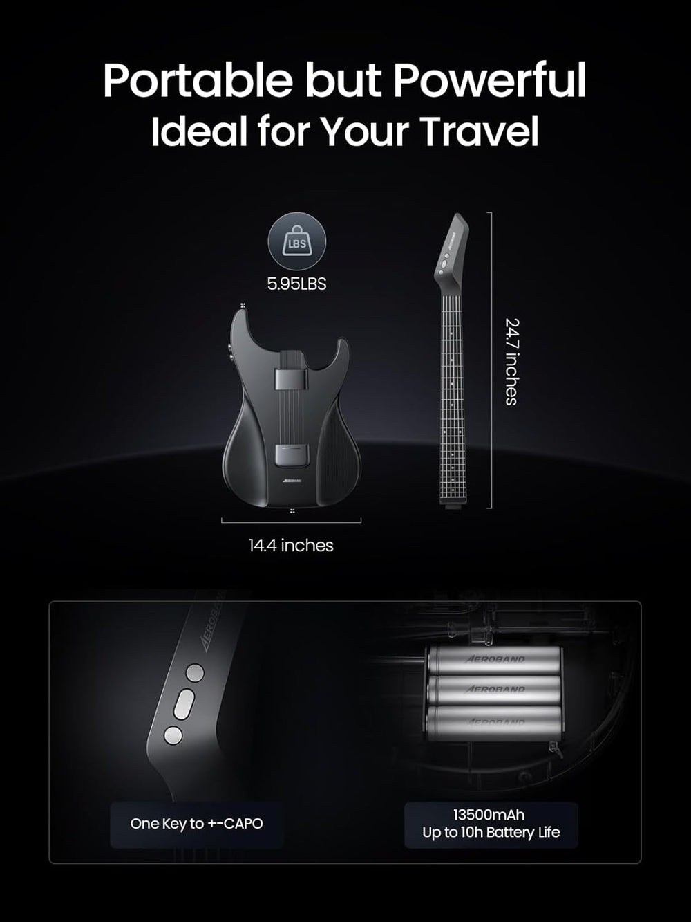 Portable Smart Silicone-String Guitar